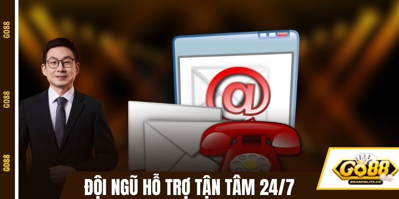 Đội ngũ hỗ trợ GO88 luôn tận tâm 24/7